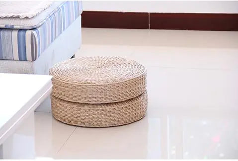 Rush Grass Meditation Cushion and Yoga Mat